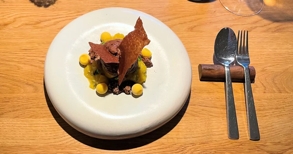 Restaurant Margaux Limburg - Valrhona Passionsfrucht