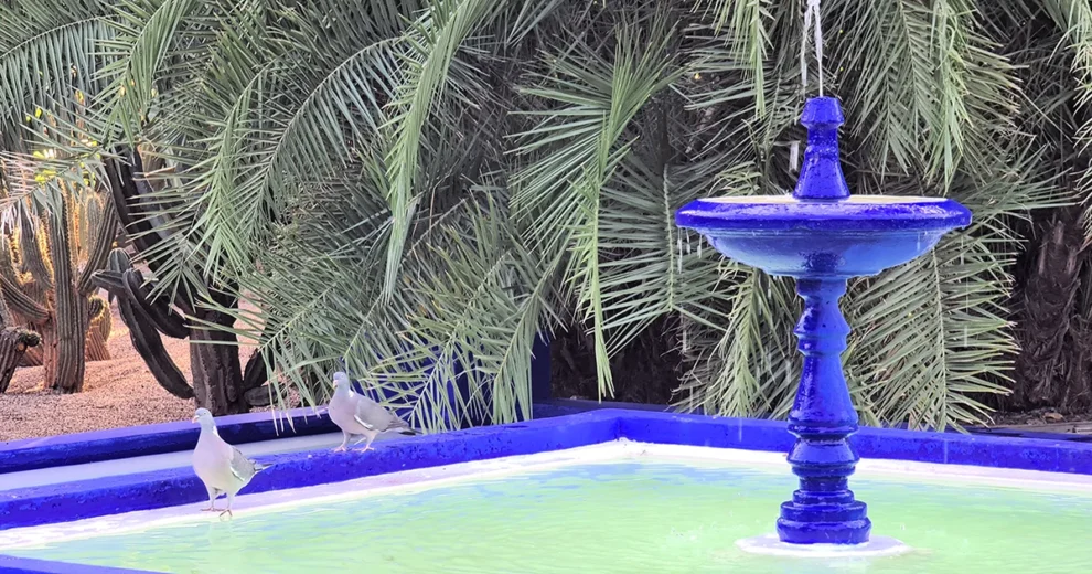 Jardin Majorelle - Brunnen
