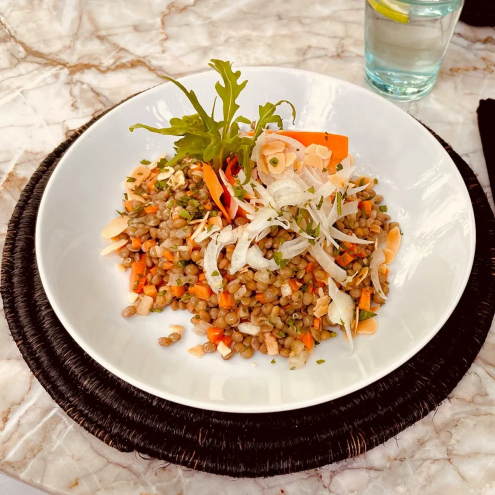 Le jardin - Linsensalat