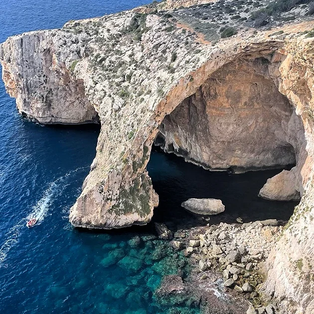 Malta - Blue Grotto Ausblick