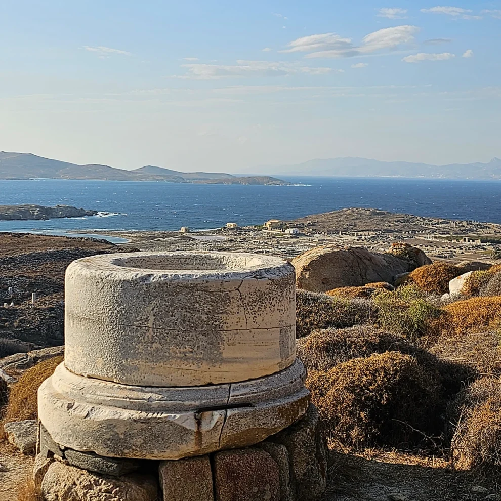 Delos - Ausblick vom Heiligtum des Herakles