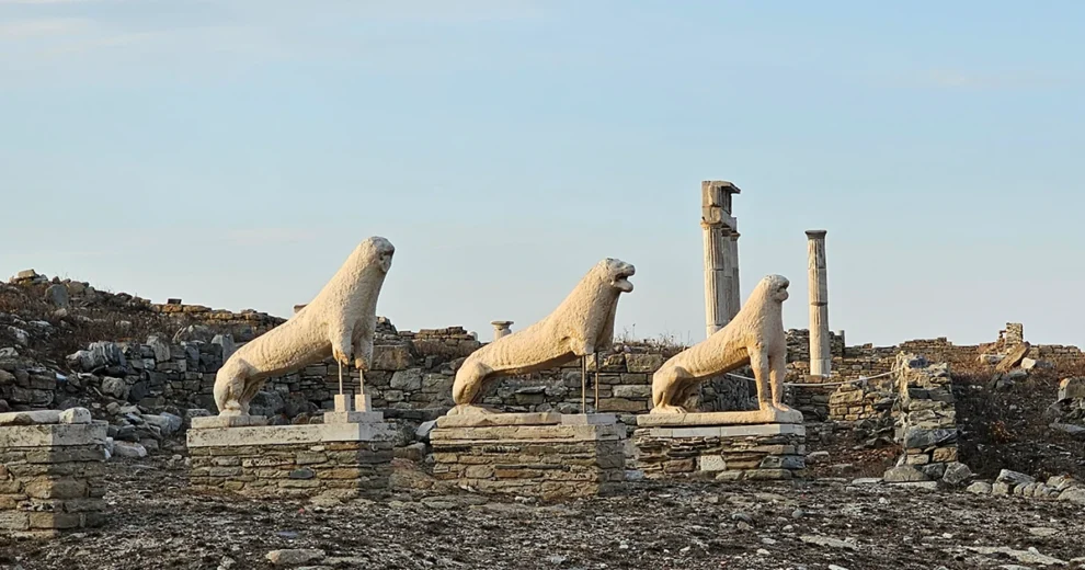 Delos - Naxische Löwen