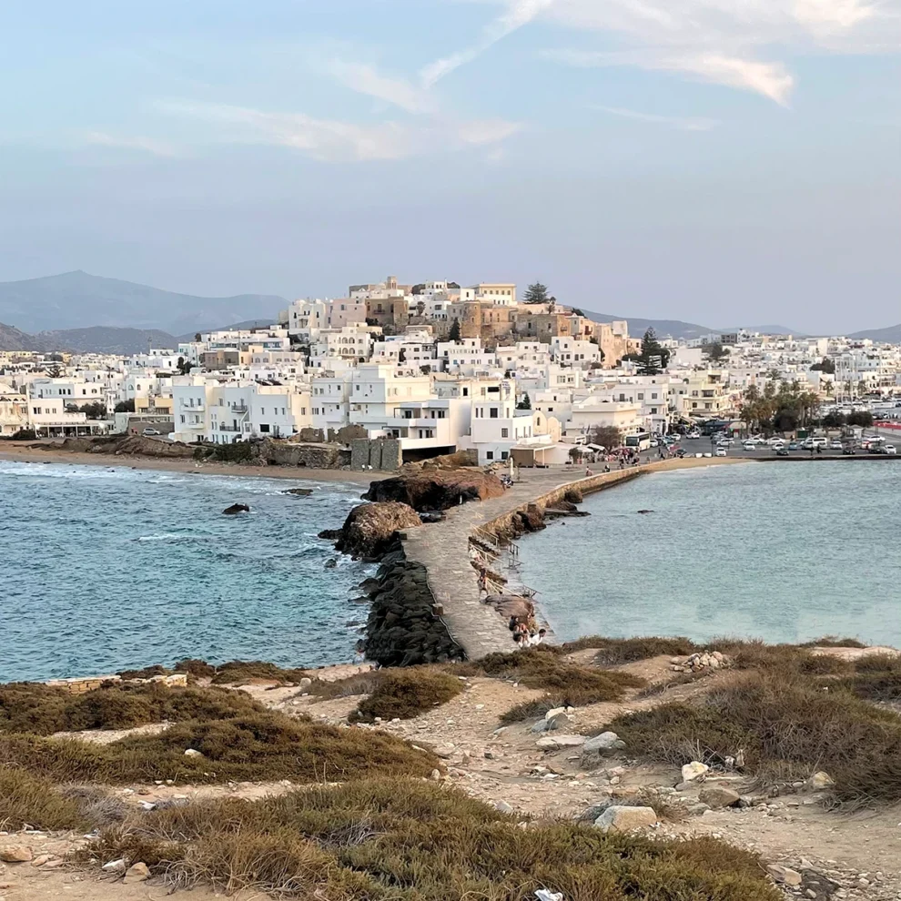 Naxos - Blick auf die Stadt