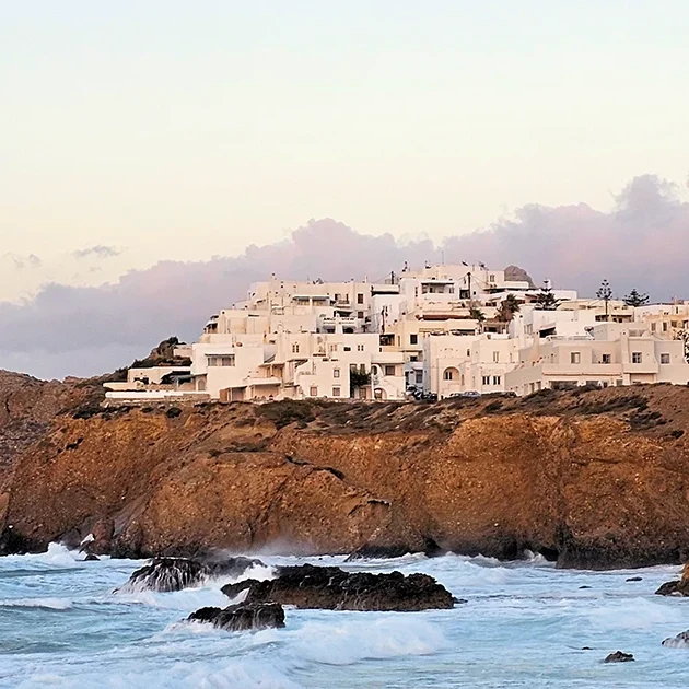 Naxos - Blick mit Meer