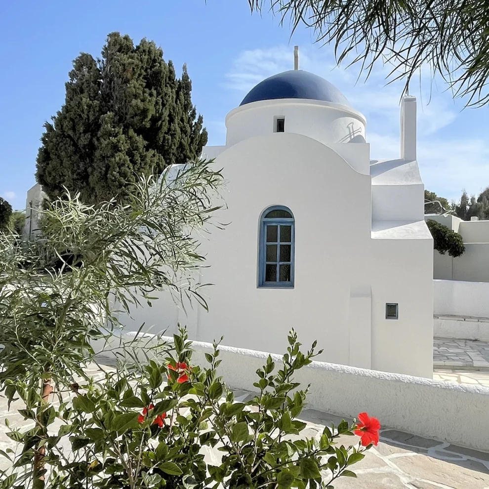 Naxos - Kapelle mit blauem Dach