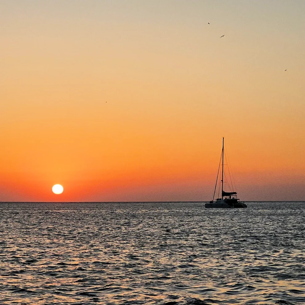 Santorini - Sonnenuntergang auf dem Meer
