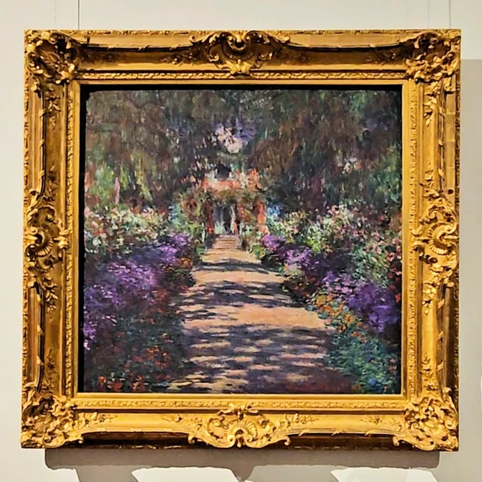 Claude Monet - Eine Allee in Monets Garten