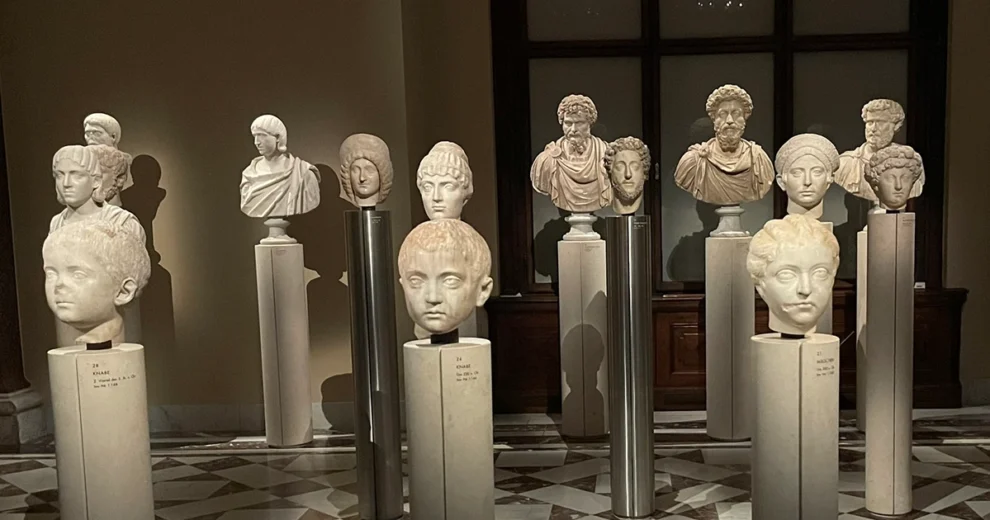 Wien - Kunsthistorische Museum - Römerbüsten