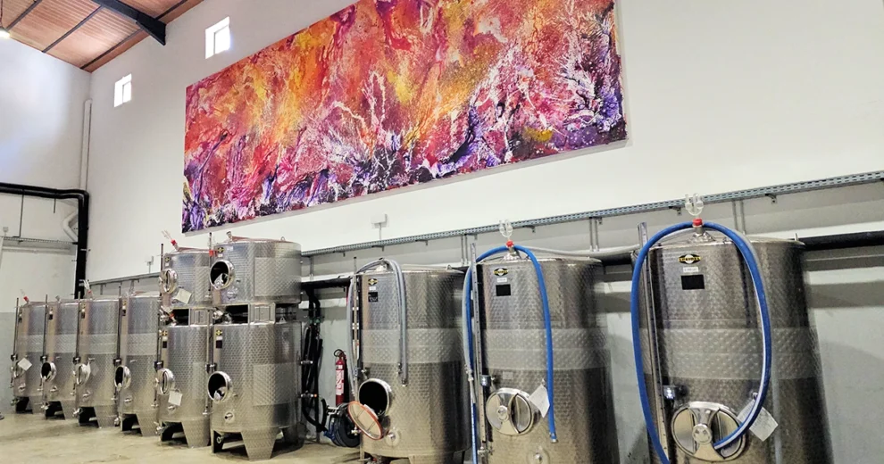 Bodega Terra Iòn - Produktionshalle