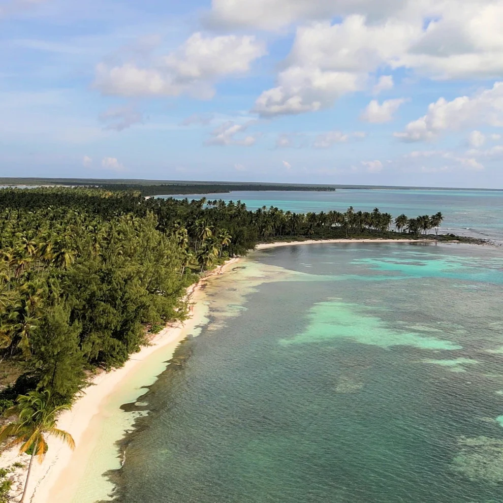 Dominikanische Republik - Isla Saona - von oben