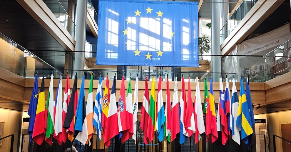 Europaparlament - Flaggen