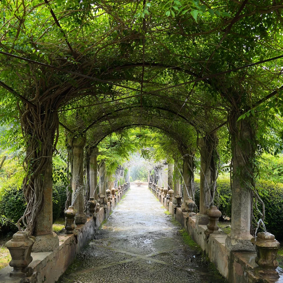 Gärten von Alfabia - Springbrunnengang