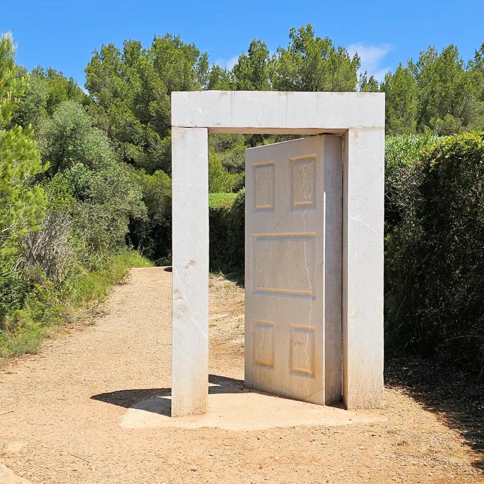 Sa Bassa Blanca - Skulptur Tür