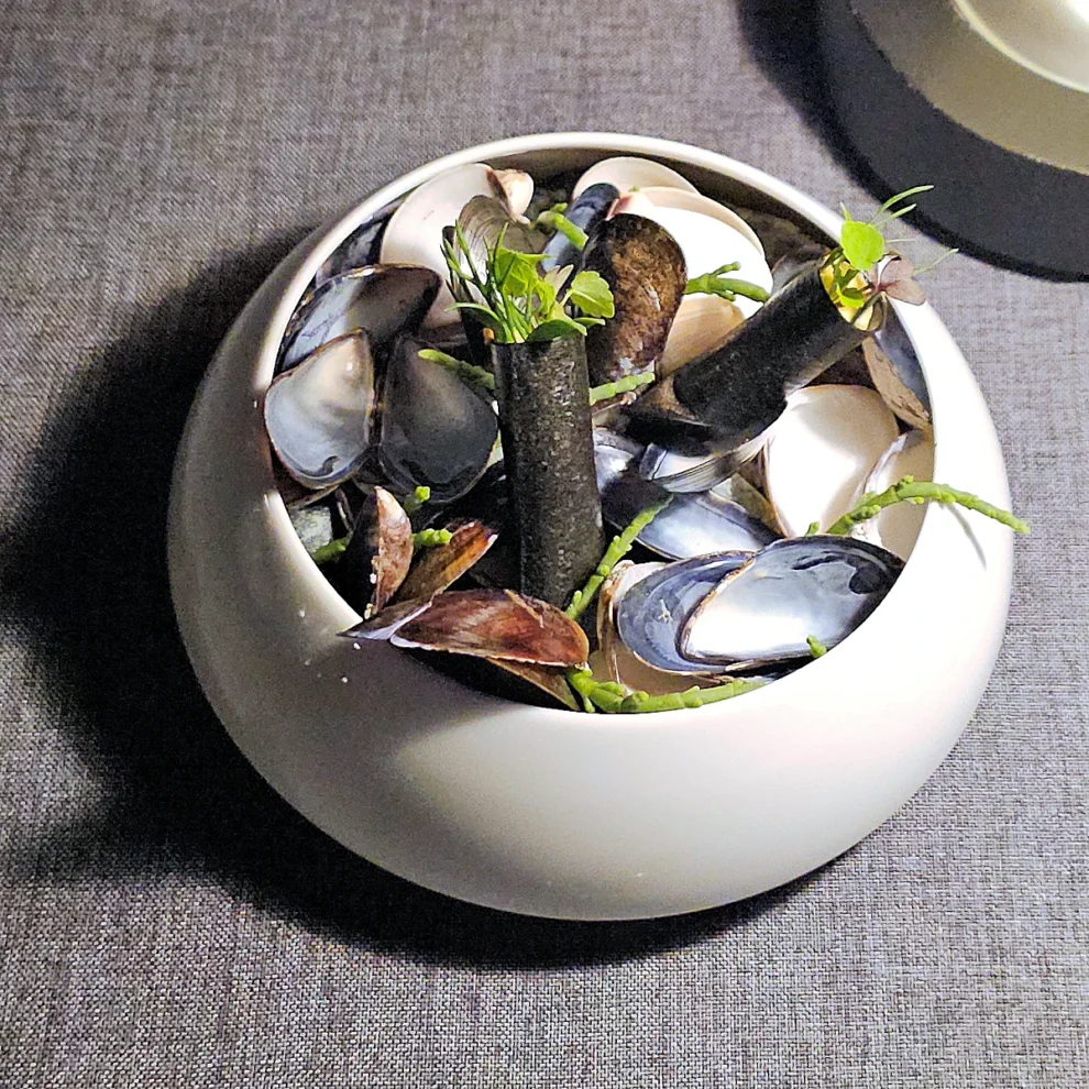 Alge | Miesmuschel | Grüne Erdbeere