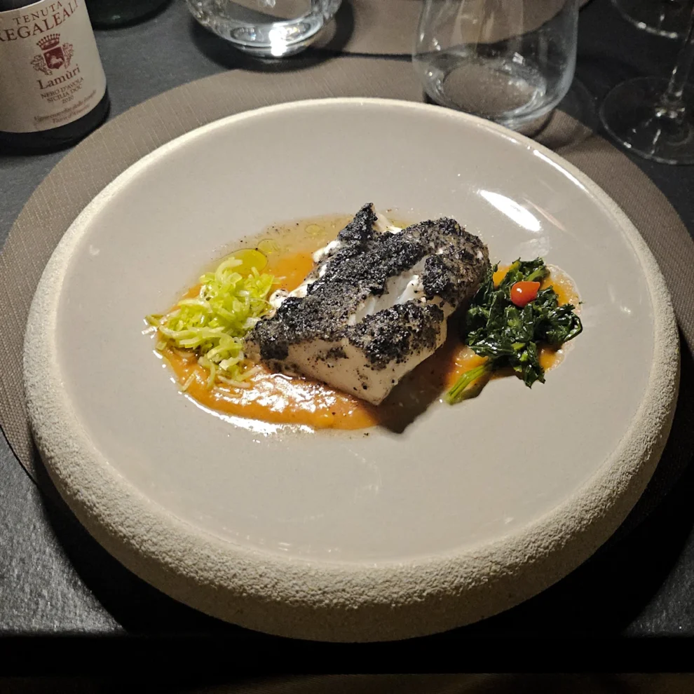 Locanda del Marinaio - Kabeljau mit Olivenkruste