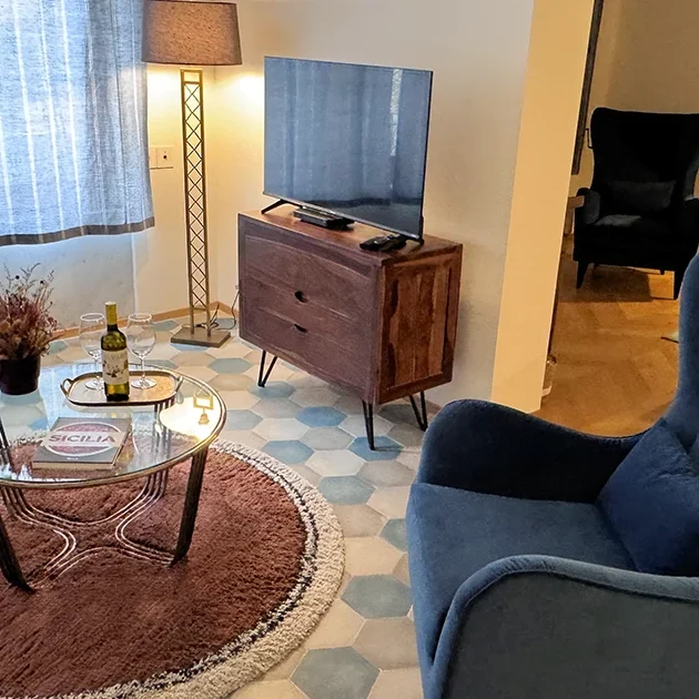 Palazzo Planeta - Wohnzimmer