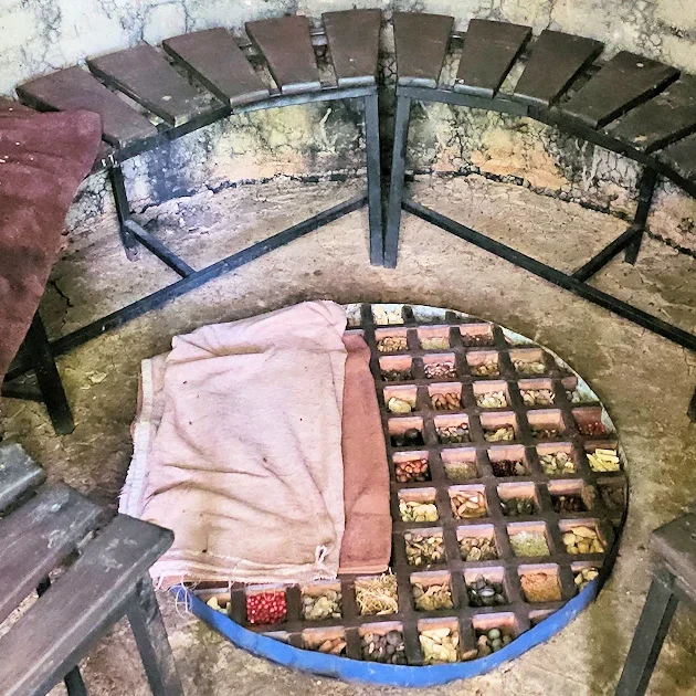 Ayurveda - Schwitzhütte mit Gewürzen