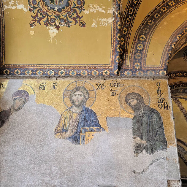 Istanbul - Hagia Sophia - byzantinische Deesis-Mosaik
